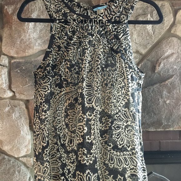 Paisley sheer tank top (Anthropologie) - Picture 5 of 5